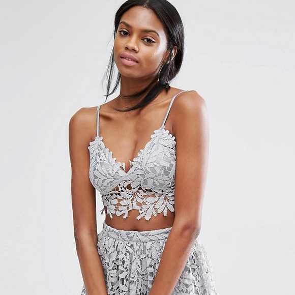 missguided lace bralet